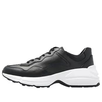 Кроссовки rhyton 'black white' Gucci, черный