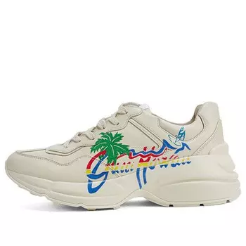 Кроссовки rhyton 'hawaii' Gucci, белый