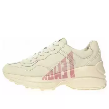 Кроссовки rhyton 'lemon pink' Gucci, розовый