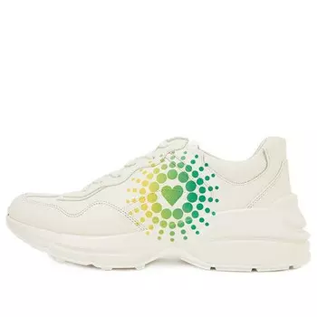 Кроссовки rhyton 'love parade' Gucci, бежевый