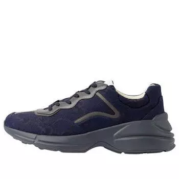 Кроссовки rhyton 'maxi gg supreme - blue' Gucci, синий