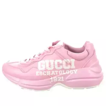 Кроссовки rhyton 'pink 25' Gucci, розовый