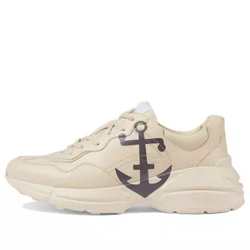 Кроссовки rhyton series printing 'white' Gucci, белый