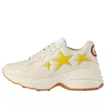 Кроссовки rhyton sneakers 'cream white' Gucci, бежевый