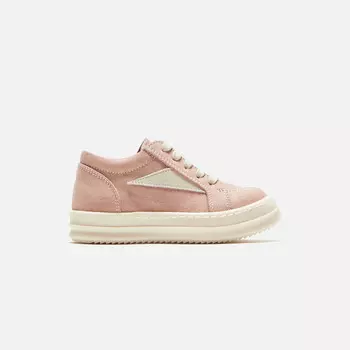 Кроссовки Rick Owens Baby Vintage Sneakers, цвет Dark Pink/Milk/Milk/Scarpe in Denim