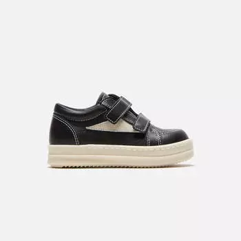 Кроссовки Rick Owens Baby Vintage Sneakers, цвет Scarpe In Pelle Black/Milk/Milk