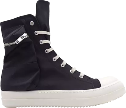 Кроссовки Rick Owens DRKSHDW Fogachine Cotton Nylon Cargo High Black Milk, черный
