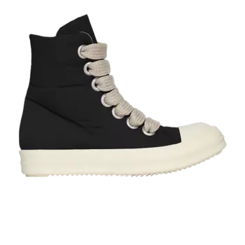 Кроссовки Rick Owens DRKSHDW Hollywood Jumbo Lace Puffer High 'Black Milk', черный