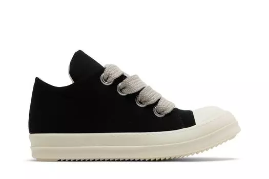 Кроссовки Rick Owens DRKSHDW Hollywood Jumbo Lace Puffer Low 'Black Milk', черный
