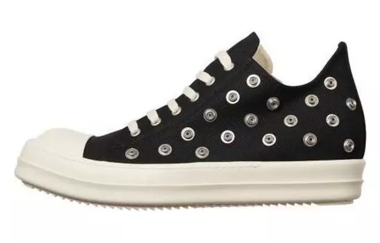 Кроссовки Rick Owens DRKSHDW Low Sneaks Eyelet, черный / молочный