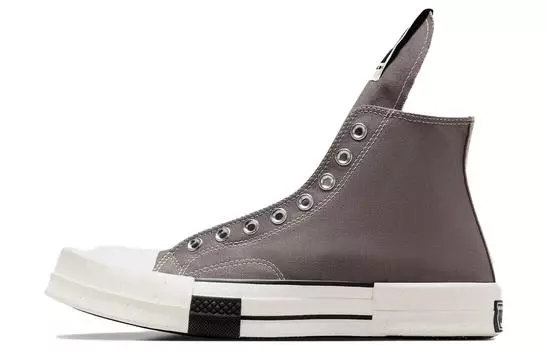 Кроссовки Rick Owens DRKSHDW x Converse TURBODRK без шнурков