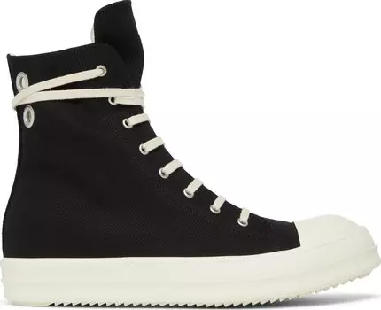 Кроссовки Rick Owens EDFU DRKSHDW Cotton Denim High Black Milk, черный