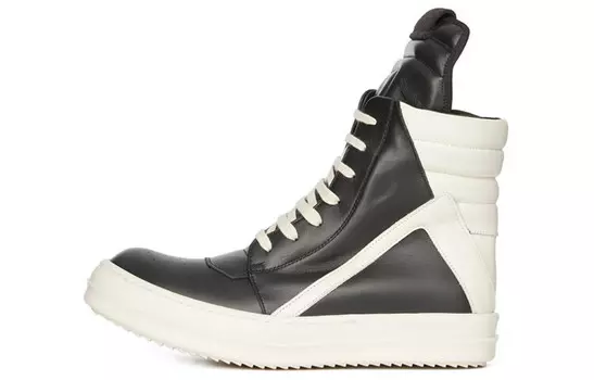 Кроссовки Rick Owens GeoBasket, черный / белый
