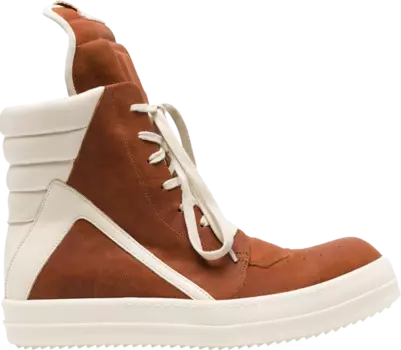 Кроссовки Rick Owens Geobasket High 'Clay Milk', оранжевый