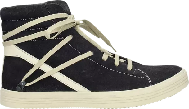 Кроссовки Rick Owens Geothrasher High Faded Black, черный