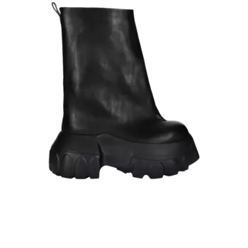 Кроссовки Rick Owens Hollywood Flared Mega Tractor 'Black', черный