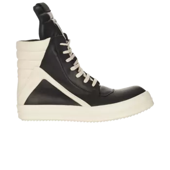 Кроссовки Rick Owens Hollywood Geobasket High 'Black Milk', черный