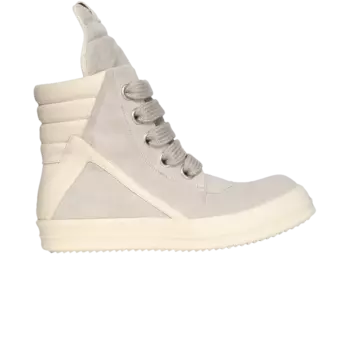 Кроссовки Rick Owens Hollywood Jumbo Laced Geobasket High Dinge Milk, серый