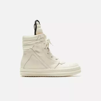 Кроссовки Rick Owens Kids Geobasket, цвет Milk/Milk/Milk Scarpe in Pelle