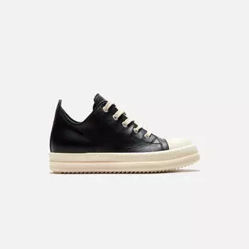 Кроссовки Rick Owens Kids Scarpe Pelle Low Sneakers, цвет Black/Milk/Milk