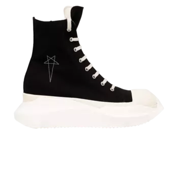 Кроссовки Rick Owens Lido DRKSHDW Pentagram Abstract High, цвет Black Milk