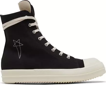 Кроссовки Rick Owens Lido DRKSHDW Pentagram High 'Black Milk', черный