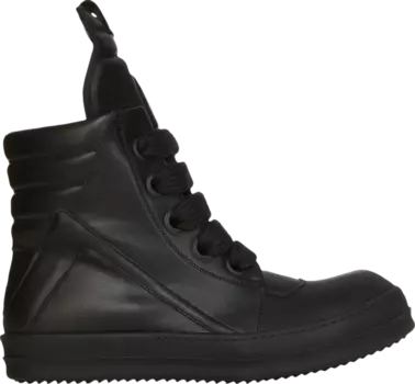 Кроссовки Rick Owens Lido Jumbo Laced Geobasket High 'Black', черный