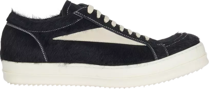 Кроссовки Rick Owens Lido Runway Vintage Sneaker 'Black Milk', черный