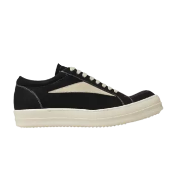 Кроссовки Rick Owens Porterville Vintage Low 'Black Milk Nubuck', черный