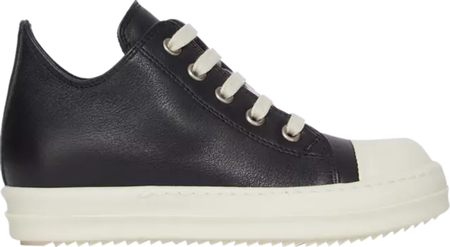 Кроссовки Rick Owens Ramones Low Kids 'Black Milk', черный
