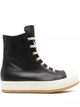 Кроссовки Rick Owens RU02E1802.LCO 911 BLACK MILK MILK, черный