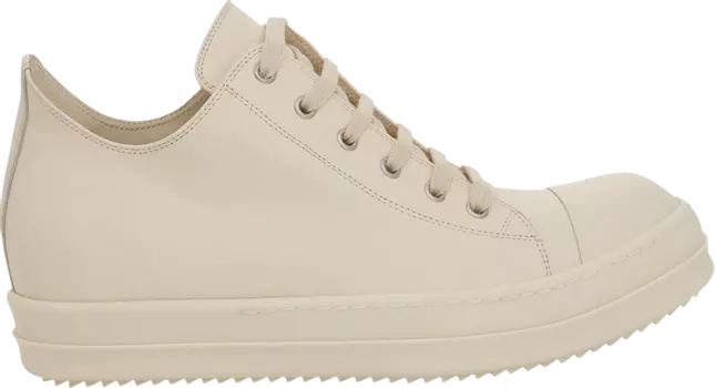Кроссовки Rick Owens Strobe Leather Low 'Milk', кремовый