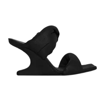 Кроссовки Rick Owens Wmns Cantilever 8 Twisted Leather Sandal 'Black', черный
