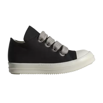 Кроссовки Rick Owens Wmns DRKSHDW Hollywood Jumbo Lace Puffer Low 'Black Milk', черный
