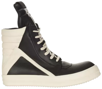 Кроссовки Rick Owens Wmns Hollywood Geobasket High 'Black Milk', черный