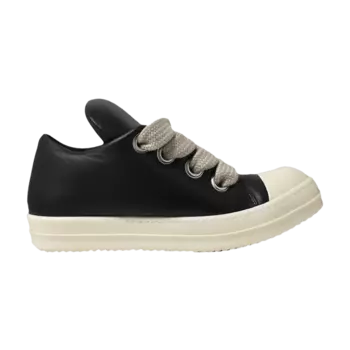 Кроссовки Rick Owens Wmns Hollywood Jumbo Laced Low 'Black Milk', черный
