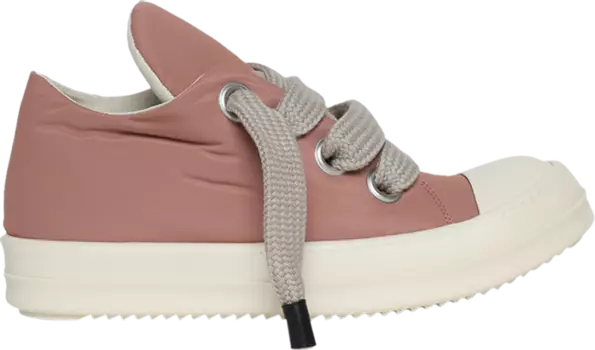 Кроссовки Rick Owens Wmns Lido DRKSHDW Jumbo Lace Puffer Low 'Dark Pink', розовый