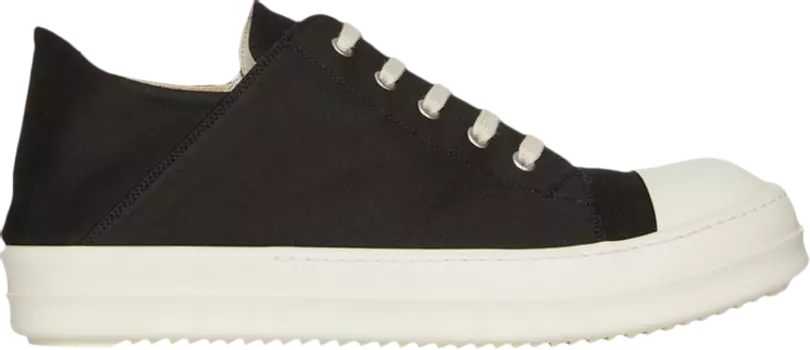 Кроссовки Rick Owens Wmns Lido DRKSHDW Slip On 'Black Milk', черный