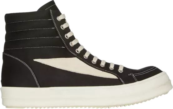 Кроссовки Rick Owens Wmns Lido DRKSHDW Vintage High 'Black Milk', черный