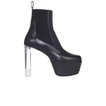 Кроссовки Rick Owens Wmns Minimal Grill Beatle Platform Boot, цвет Black Clear