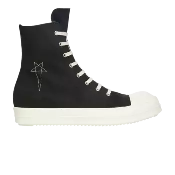Кроссовки Rick Owens Wmns Porterville DRKSHDW Pentagram High, цвет Black Milk
