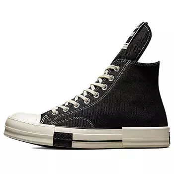 Кроссовки rick owens x drkshdw drkstar chuck 70 high 'black' Converse, черный