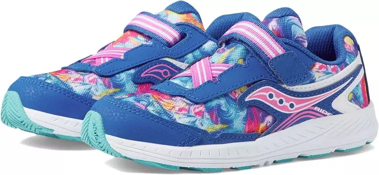 Кроссовки Ride 10 Jr Saucony Kids, цвет Blue/Swirl