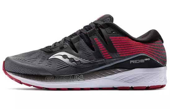 Кроссовки Ride ISO для бега мужские низкие черные/красные Saucony