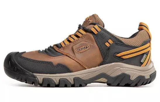 Кроссовки Ridge Flex Hiking Shoes Men Low Top Bison Brown/Pale Rice Color Keen