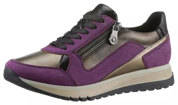 Кроссовки Rieker, цвет Brown/Dark purple