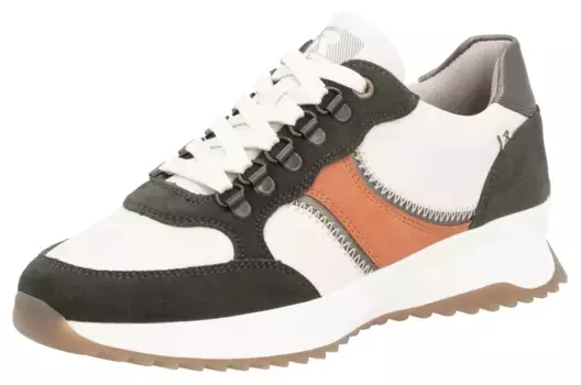 Кроссовки Rieker EVOLUTION, повседневная обувь, полуботинки, туфли на шнуровке с модной контрастной отделкой, белый