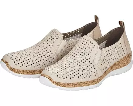 Кроссовки Rieker N4251 Nikita 51, цвет Crema/Crema
