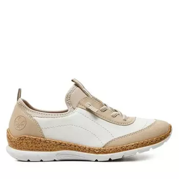 Кроссовки Rieker N4253-80 White Combination, белый