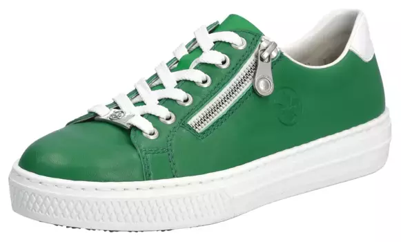 Кроссовки Rieker на платформе, с боковой молнией, повседневная обувь, полуботинки, туфли на шнуровке, белый